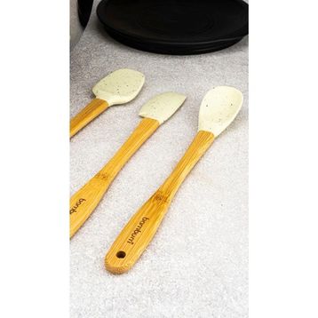 Bambum Zolly 3'lü Beyaz Spatula Seti