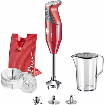 Bamix M200 200W Kırmızı Krom Swissline Blender Seti
