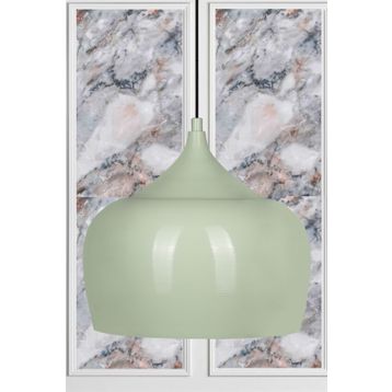 Bamyum Çember Mint Yeşili Tekli Sarkıt Avize