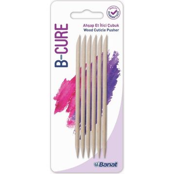 Banat B-Cure 6'lı Ahşap Et İtici Çubuk
