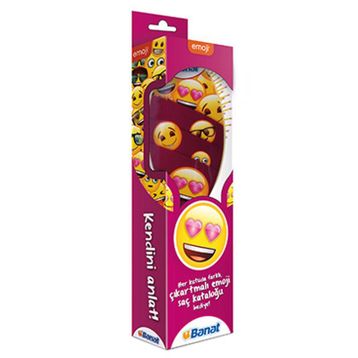 Banat Emoji Saç Fırçası