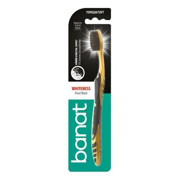 Banat Pearl Black Charcoal Yumuşak Diş Fırçası