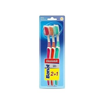 Banat Trio 3'lü Medium Diş Fırçası
