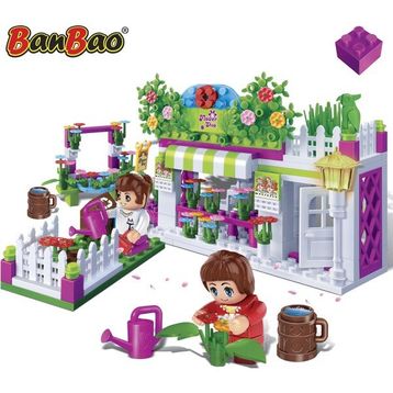 Banbao 252 Parça Çiçek Dükkanı Lego Oyuncak Seti