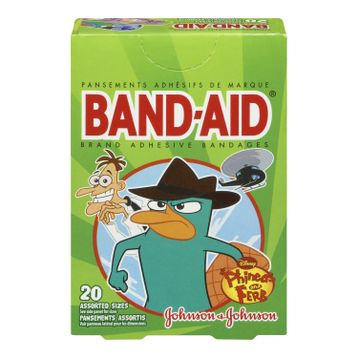 Band Aid Phineas and Ferb 20 Adet Yara Bandı