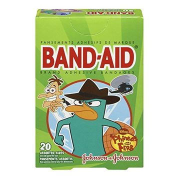 Band Aid Phineas and Ferb 20 Adet Yara Bandı