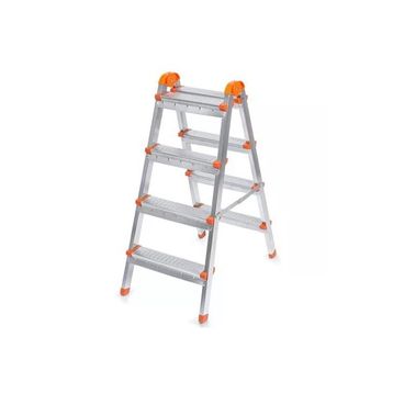 Banio Perilla Çift Çıkışlı 4+4 Basamaklı Metal Merdiven