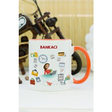 Bankacı Turuncu Kupa Bardak
