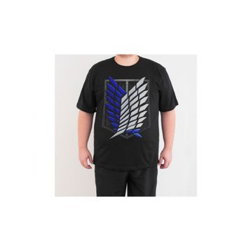 Bant Giyim Attack On Titan Siyah Erkek T-shirt