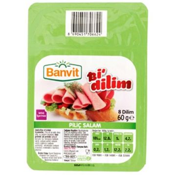 Banvit 60 gr Bi'dilim Piliç Salam
