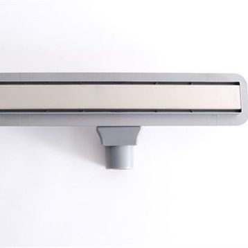 BanyoLine Sukar Line 4s Plain 40 cm Izgaralı Krom Duş Kanalı