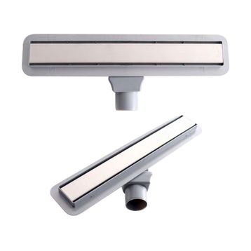 BanyoLine Sukar Line 4s Plain 60 cm Izgaralı Krom Duş Kanalı