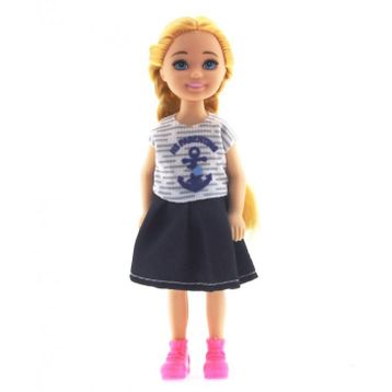 Baonier Denizci Elbiseli 14 cm Sarışın Tekli Kız Bebek
