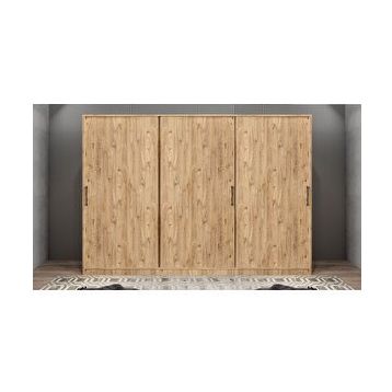 Baramolife GRİE4 Eko Işıltı Sürgülü Çam 240 cm Gardrop