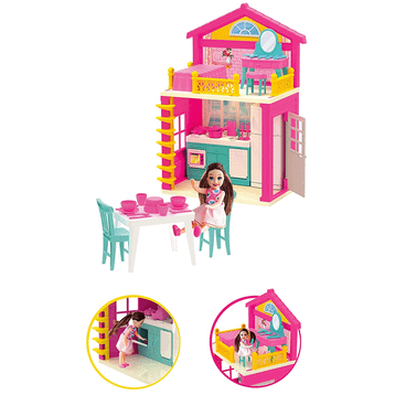 Barbie 03661 Lola'nın 2 Katlı Evi