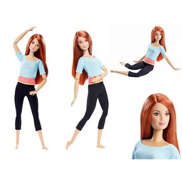 Barbie DPP74 Kızıl Saçlı Sonsuz Hareket