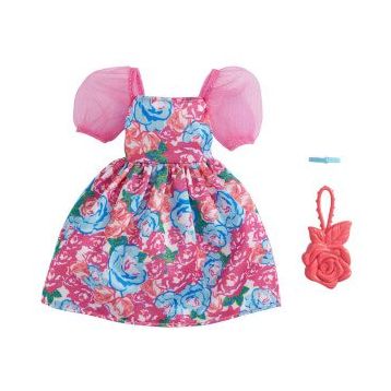 Barbie FND47 - Kırmızı Pauntiyeli Büstiyer Son Moda Kıyafetleri