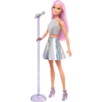 Barbie FXN98 Pop Star Ve Mikrofonu