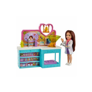 Barbie HGT12 Chelsea Meslekleri Öğreniyor Veteriner Oyun Seti