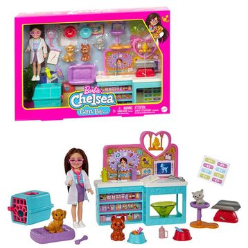 Barbie HGT12 Chelsea Meslekleri Öğreniyor Veteriner Oyun Seti