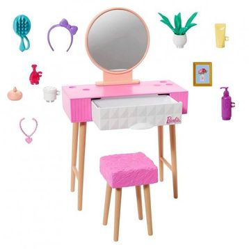 Barbie HJV32-HJV35 Barbie Ev Dekorasyonu Oyun Setleri