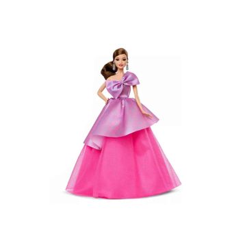 Barbie HJX01-JBJ08 Fiyonk Elbiseli Doğum Günü Bebeği