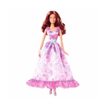 Barbie HJX01-JBJ08 Fiyonk Elbiseli Doğum Günü Bebeği