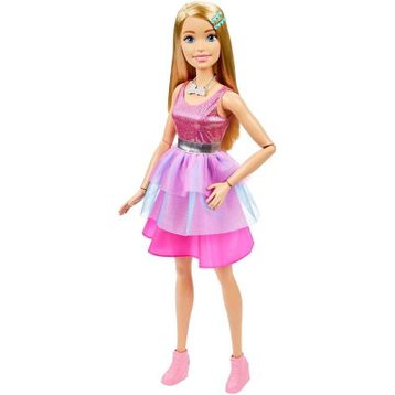 Barbie HJY02 71 cm Büyük Boy Düz Sarı Saçlı Büyük Prenses Bebek
