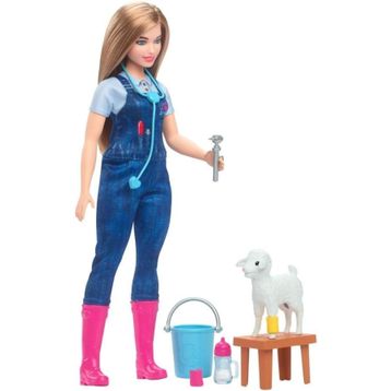 Barbie HRG42 Deluxe Veteriner Kariyer Bebek