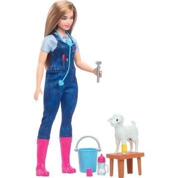 Barbie HRG42 Deluxe Veteriner Kariyer Bebek