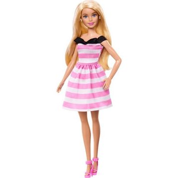 Barbie HTH66 65. Yıl Özel Pembe Elbiseli Bebek