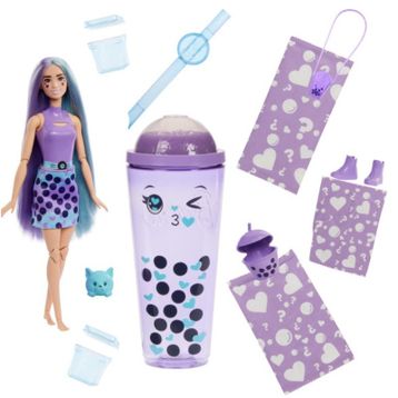 Barbie HTJ19 Pop Reveal Bubble Tea Serisi - Taro Milk