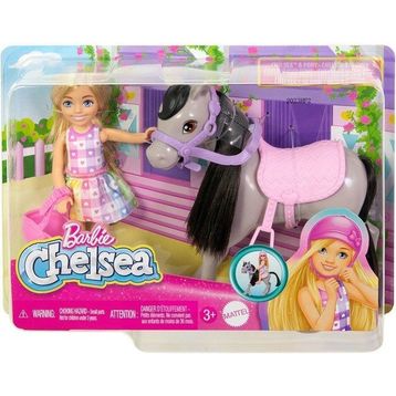 Barbie HTK29 Chelsea Bebek ve Midilli Figür Seti