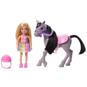 Barbie HTK29 Chelsea Bebek ve Midilli Figür Seti