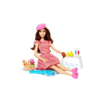 Barbie HWH99 Dünyayı Geziyoruz Paris Macerası Bebek ve Aksesuar Seti