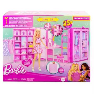 Barbie HXD58 Rüya Gardırobu ve Bebek Oyun Seti
