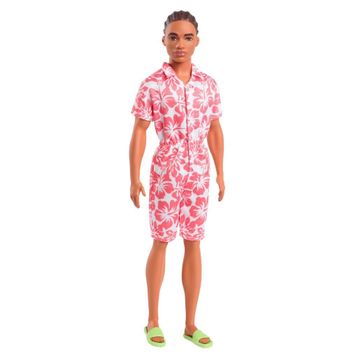 Barbie HYT99 Fashionistas Pembe Beyaz Takımlı Yakışıklı Ken Bebek