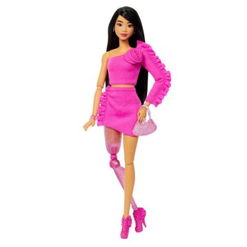 Barbie HYV26 Deluxe Style Işıltılı Protez Bacaklı Bebek