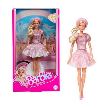 Barbie JBJ53 The Movie Pembe Bereli Barbie Bebek