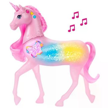 Barbie JCP78 Sesli ve Işıklı Tek Boynuzlu At