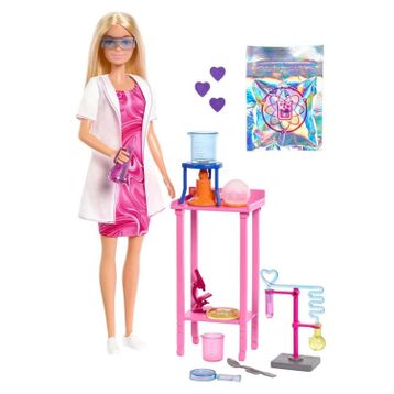 Barbie JCR70 Bilim Uzmanı ve Aksesuarları Kariyer Oyun Setleri