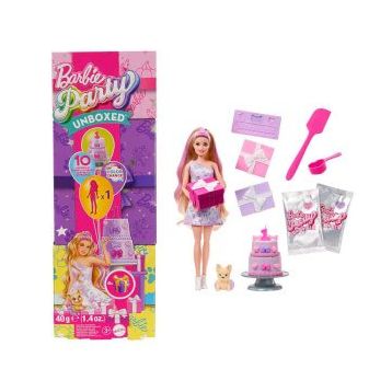 Barbie JFG68 - Mavi Kutu JFG71 Parti Paketi Minik Dostumun Doğum Günü Serisi