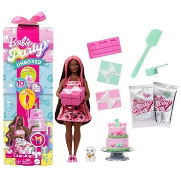 Barbie JFG68 - Mavi Kutu JFG71 Parti Paketi Minik Dostumun Doğum Günü Serisi