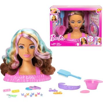 Barbie JFG82 Kahverengi Saçlı Saç Tasarımı Büstü