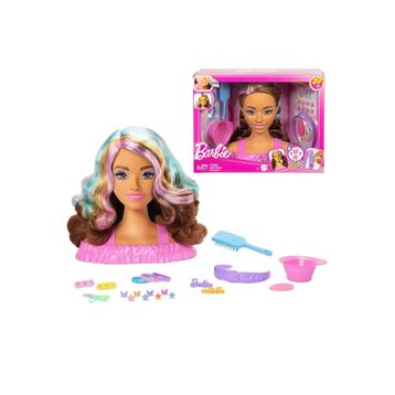 Barbie JFG82 Kahverengi Saçlı Saç Tasarımı Büstü