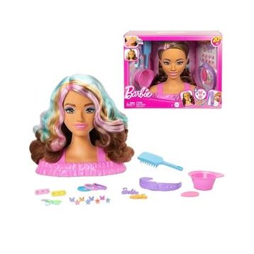 Barbie JFG82 Kahverengi Saçlı Saç Tasarımı Büstü