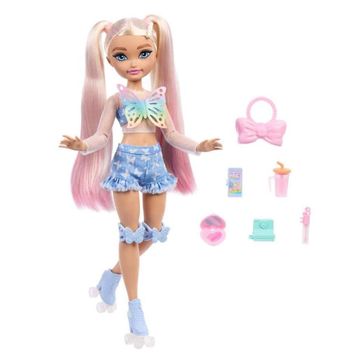 Barbie JFX96 Dream Besties Paten Partisi Malibu Bebek ve Aksesuarları