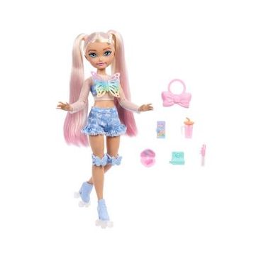 Barbie JFX96 Dream Besties Paten Partisi Malibu Bebek ve Aksesuarları