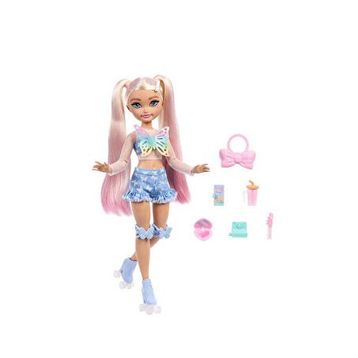 Barbie JFX96 Dream Besties Paten Partisi Malibu Bebek ve Aksesuarları