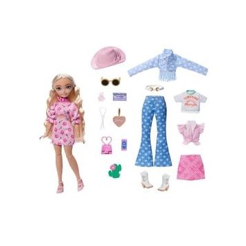 Barbie JGH87 Dream Besties Festival Kombinleri Malibu Bebek ve Aksesuarları
